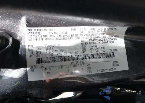 2018 Ford Focus Se из США, поврежденный, VIN 1FADP3K26JL234582